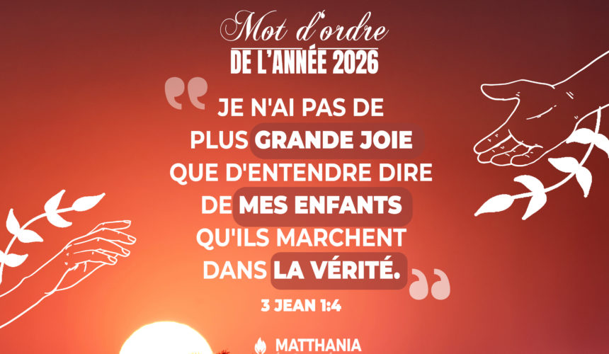 MOT D’ORDRE DE L’ANNÉE 2026 À TÉLÉCHARGER